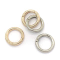 High Quality Bag Accessories Bag Strap Buckle O Rings Spring Ring Open Metal Opp Bag Customized SX Washable Zinc Alloy Custom