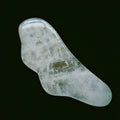 HZ Beauty Face Massage Real Jade Clear Quartz pink butterfly Gua Sha Bian Stone Tool