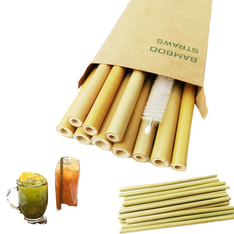 Best-selling Bamboo Disposable Straws - Personalized Customization - Natural and Reusable Straws