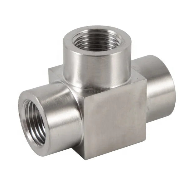 Tee-Thread Type Hydraulic Pipe Fittings 316 Stainless Steel Fittings Compression Fittings Manufacture