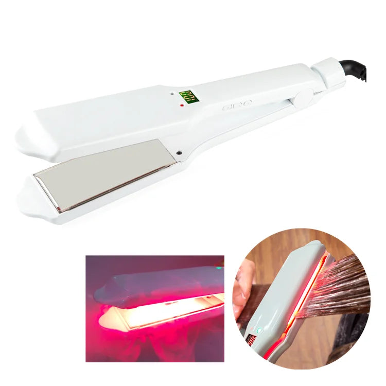 2 Inch Ultrasonic Infrared Cold Plate Hair Care Iron Cold Hair Straightener Without Heating MegaBDM