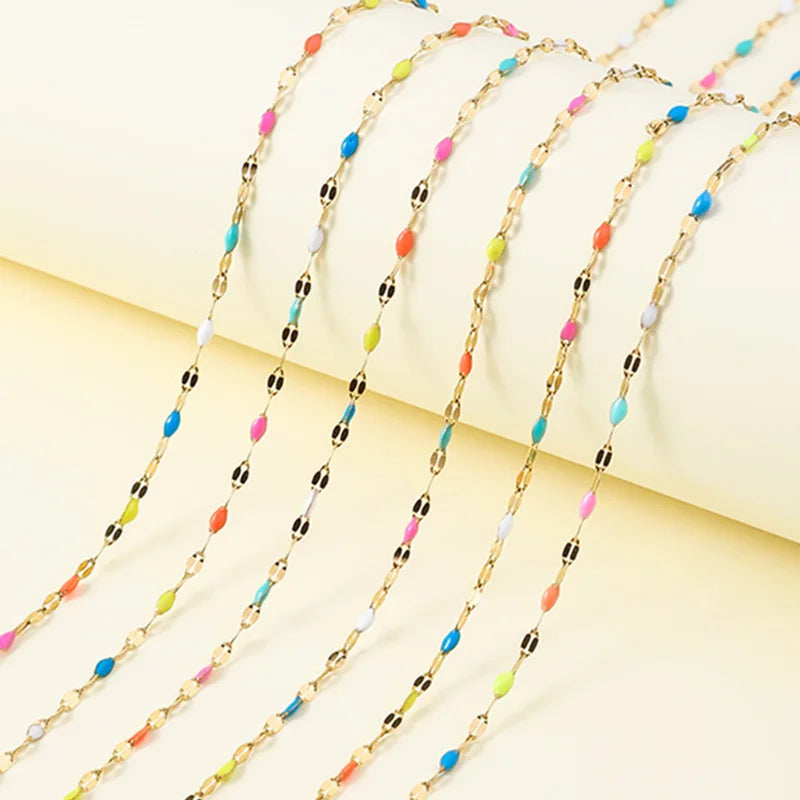 Bohemia Beaded Beads Choker Necklace Bracelets Set for Women Girls Simple Fashion Round Bead Necklace Fashion Jewelry