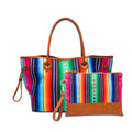 RTS 40 Pcs Spring Animal Print Tote Bags Wholesale Large Canvas Bag + Clutch Women Leopard Bullskull Serape Sunflower Tote Set