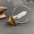 Diy Crystal Quartz Faceted Pendulum : Wholesale Pendulum : Gemstone Pendulum