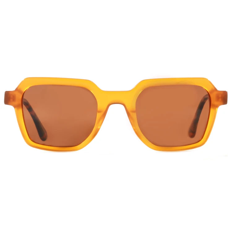 Custom Log Sunglasses 2023 Men Women New Trendy Lentes De so Shade Sunglasses Retro square Uv400 Polarized Acetate Sunglasses