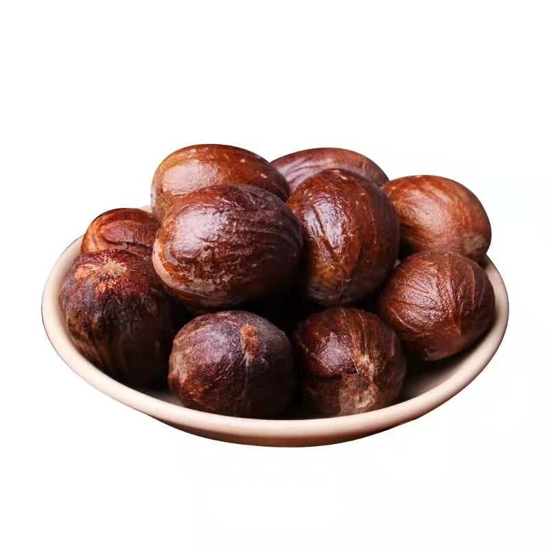 HUARAN Wholesale Single Spices Round Nutmeg in Shell New Crop Cheap Price Round Nutmeg With Shell