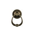 Antique Vintage European Style Bronze Ring Single Hole Pull Cabinet Door Furniture Handle for Kitchen Villa Hanging Ring Drawer