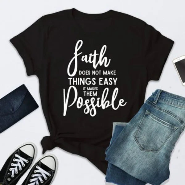 AliExpress Best Selling Women Summer T-shirt Short Sleeve Letter Print T Shirt