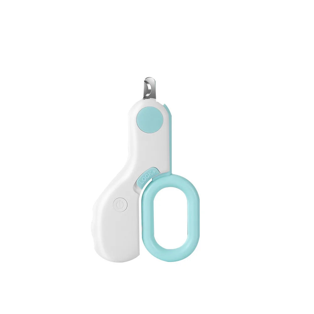 LED Lighted Small Dog & Novice Nail Clippers Cat Dog Pet Grooming Trimmer with Cleaning Feature Made of Durable Plastic