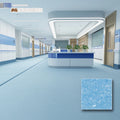 Piso Vinil Para Hospitales Anti Iodophor Hospital Polyfloor Blue Homogeneous PVC Vinyl Flooring Roll