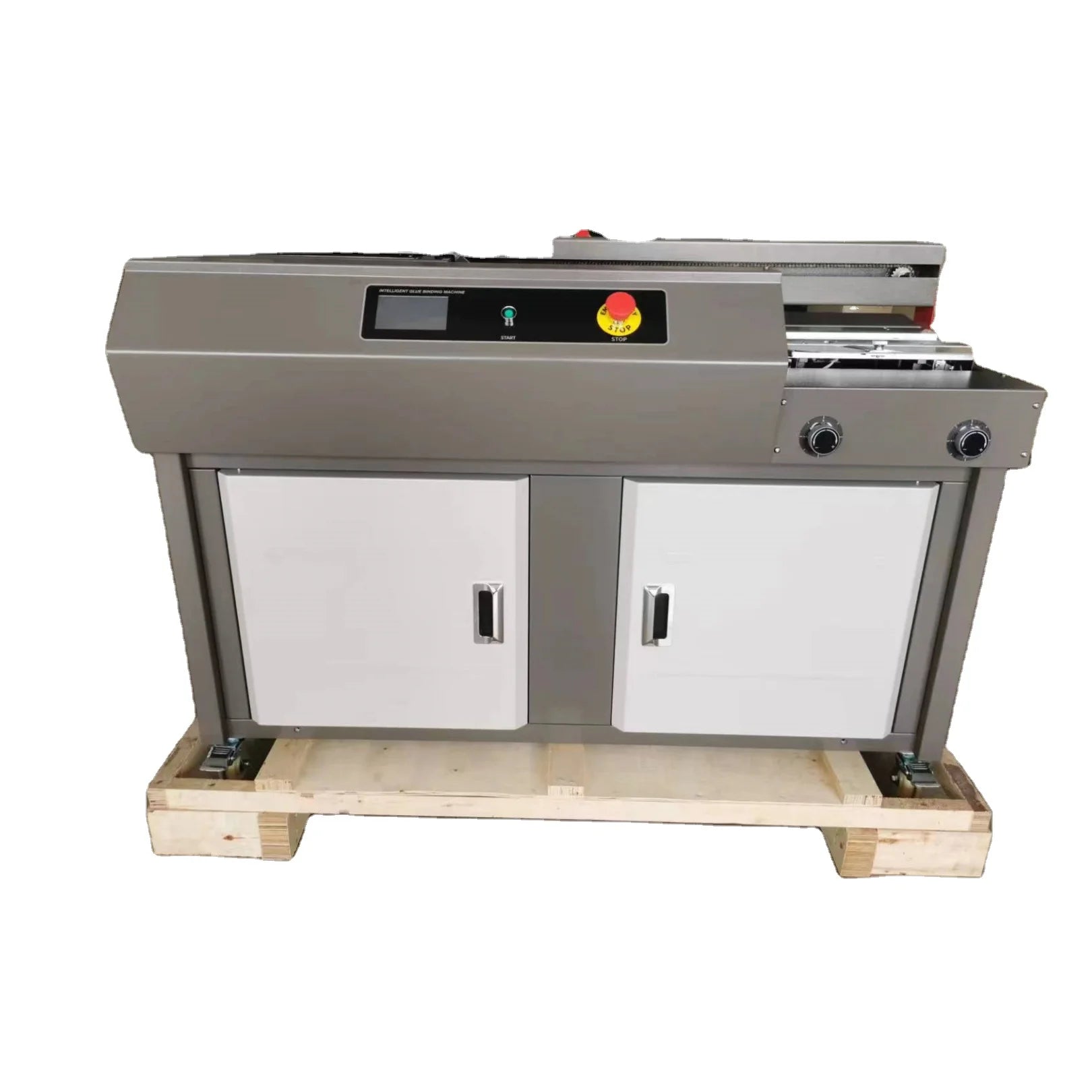 Hign Quality 330mm Automatic C20 Glue Binding Machine With 4.3 "touch Screen