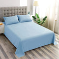 Hot Selling Hotel-Grade Flat Sheet Bed Cover Twin Full Queen King Sizes for Adults' Home Use