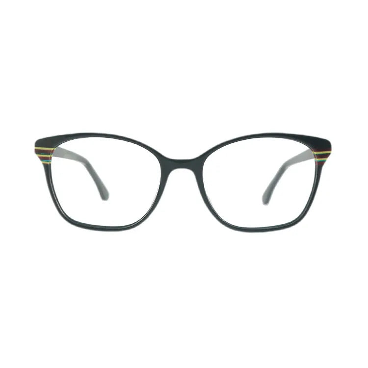 Retro Laminated Acetate Oversized Fashionable Optical Frame Glasses Designer Glasses