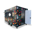 2025 New Customizable Outdoor Food Trailer Mobile Street Food Truck BBQ Burger Ice Cream Truck