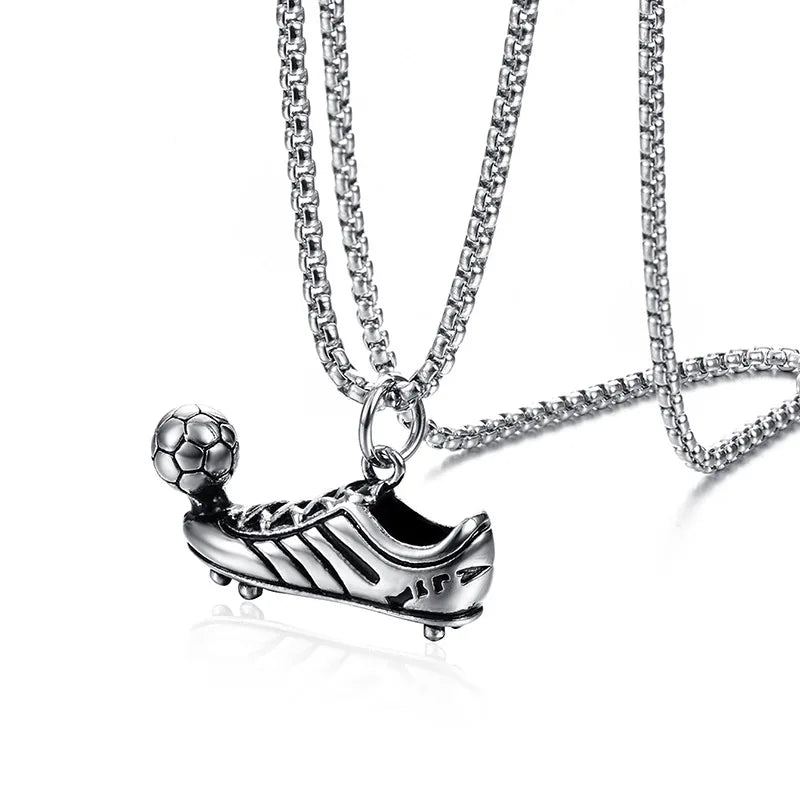 European and American Cross-border E-commerce Jewelry Stainless Steel Men's Necklace Pendant