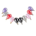 DIY Handmade Material Imitation Shell Plastic Faux Beads 10*14mm Gold Brass Ring Non-fading Earring Accessories Shiny Drop Pearl