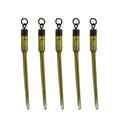 Carp Fishing Tackle Plastic PVA Solid Bag Stems Connector Swivels Narrow Water Soluble Mesh for Lake Fishing Refill