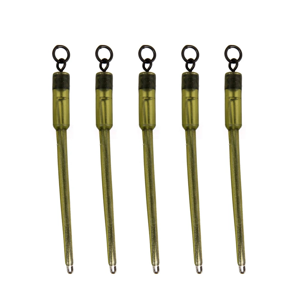 Carp Fishing Tackle Plastic PVA Solid Bag Stems Connector Swivels Narrow Water Soluble Mesh for Lake Fishing Refill
