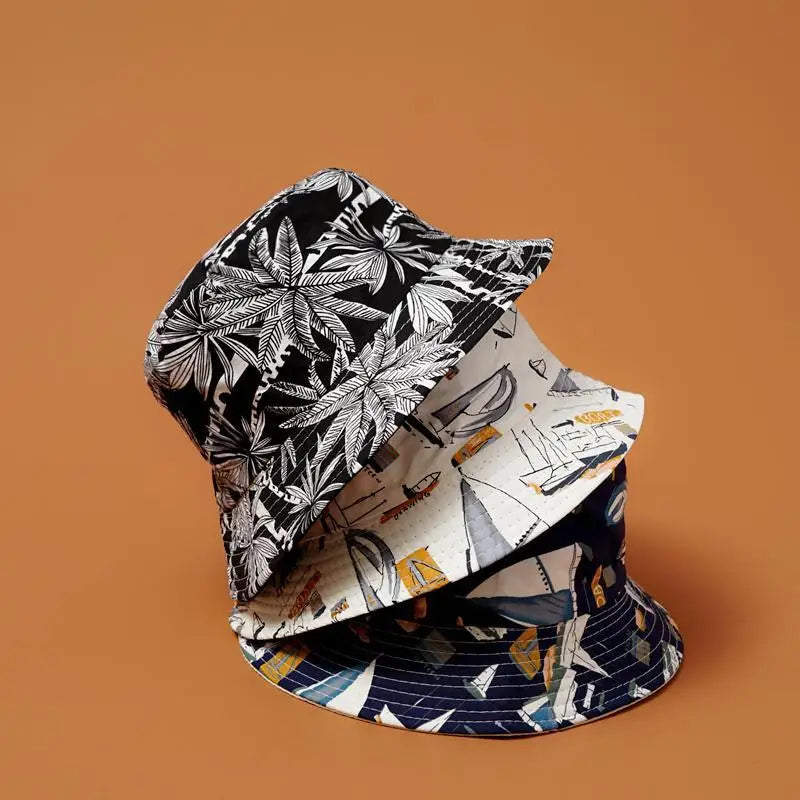 Simple Letters Basin Hat Custom logo Short Brim Custom Embroidery logo Bucket Hats