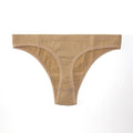 Women's Nude Dance Underwear Nylon Spandex Seamless Thongs for Training