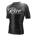 Custom Printed Rashguards Flatlock Seams Crew Neck Quick Dry Silicone Grip for Long Training Hours