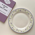 Solhui Korean INS Canterburybells Ceramic Plates Breakfast Plate