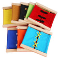 2025 Manufacturer Supplier Montessori Kindergarten Educational Materials 8 Pcs Dressing Frame