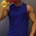 Custom Summer Sleeveless Muscle Shirt 100% Polyester Quick-drying Singlet Men's Fitness Tank Tops Vest