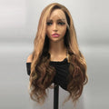 Factory Real Shot Virgin Human Hair Body Wave Remy Brazilian Hair Cuticle Aligned Transparent Lace Front Wig for Black Women