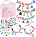 Bracelet Making Kit for Girls Jewelry 85pcs Diy Charm Bracelets Kit Beads Bracelets for Craft Jewelry Gift for Adults and Kids