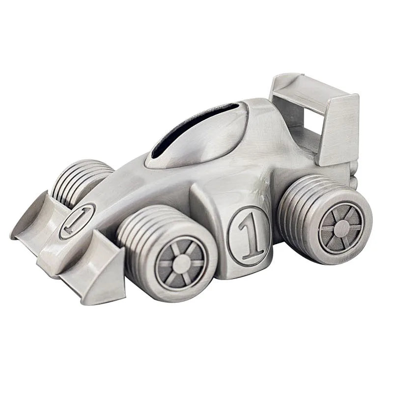 Racing Car Money Box  Zinc Alloy Made for Money Collection Use