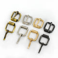 Meetee F2-13 13mm Alloy Pin Buckles for Bag Strap Adjustment Roller Pin Hook Buckle Handbag Connector Hardware Accessories