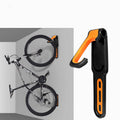 MTB Road Bike Wall Mount Rack Fixed Hanging Bike Support Stand Bracket with Cycling Parking Buckle for Storage