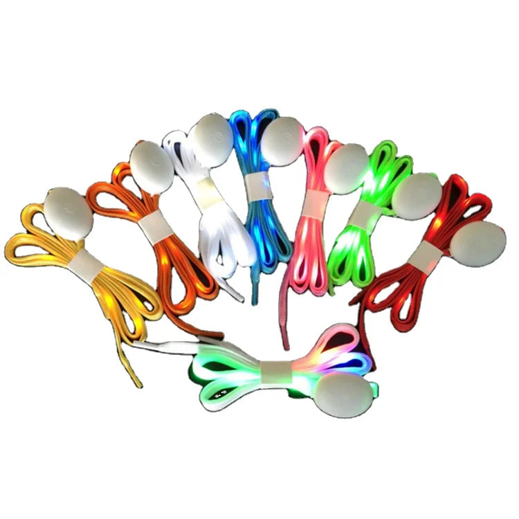 China Manufacturer Supplier LED Flashing Shoelaces Promotional Party Supplies with Light-Up LED Shoe Laces