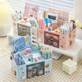 Wholesale Multifunction Pen Holder Plastic Office Desk Organizer Storage
