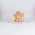 Hand-made Non Woven Fabric Baby First Birthday  Crown  Hat Princess Crown With Sun  Pattern