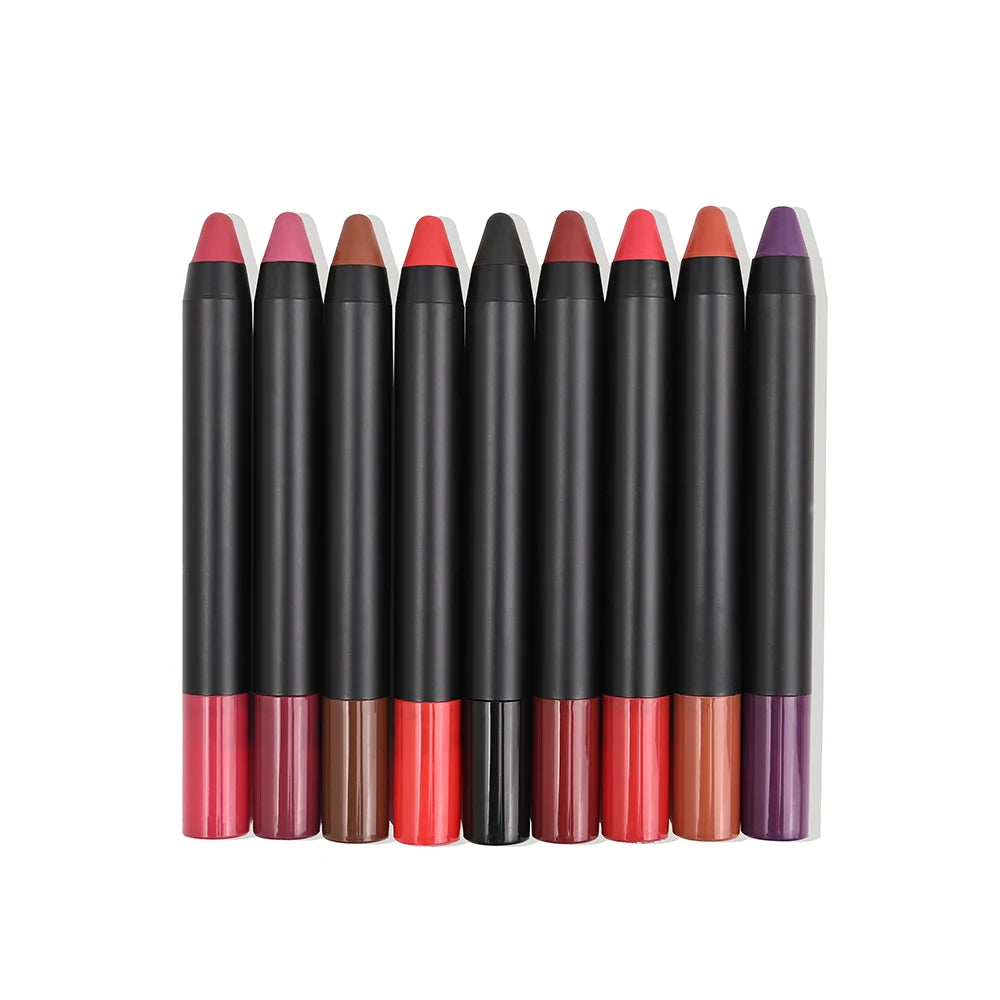 Long Lasting Nourishing Lipstick 18colors Lip Stick Pencil Wholesale Lipliner Crayon Pen Low MOQ