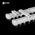 KYOK Metal Aluminum Alloy Bendable Curvedable Contemporary Transverse Valance Drapery Curtains Accessories Tracks Rails