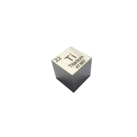 Bulk Polished Titanium Gr5 Ti-6Al-4V Cubes & Blocks 10mm/1 Inch CNC Machined Wire EDM Machining Services