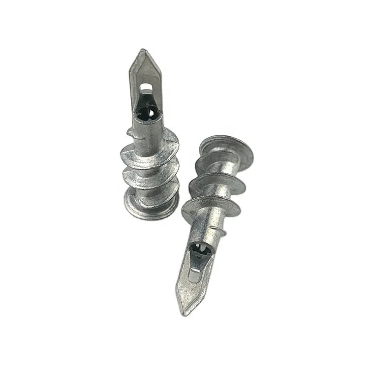 PDM Zinc Alloy Metal Self Drilling Speed Drywall Anchor 13*40mm Self Drilling Drywall Anchors Metal Fixing for Plasterboard