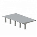 Yuens OEM High Strength Hdg Steel c Channel Solar Panel Mounting Waterproof Rail Fix Middle Clamps Structure Bipv Carport Racks