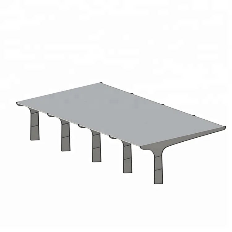 Yuens OEM High Strength Hdg Steel c Channel Solar Panel Mounting Waterproof Rail Fix Middle Clamps Structure Bipv Carport Racks