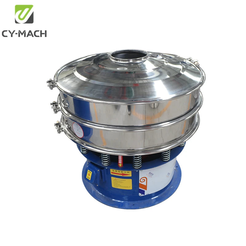 CY-MACH Food Grade Wheat Flour Sugar Powder Stainless Steel Rotary Vibro Sifter Machine