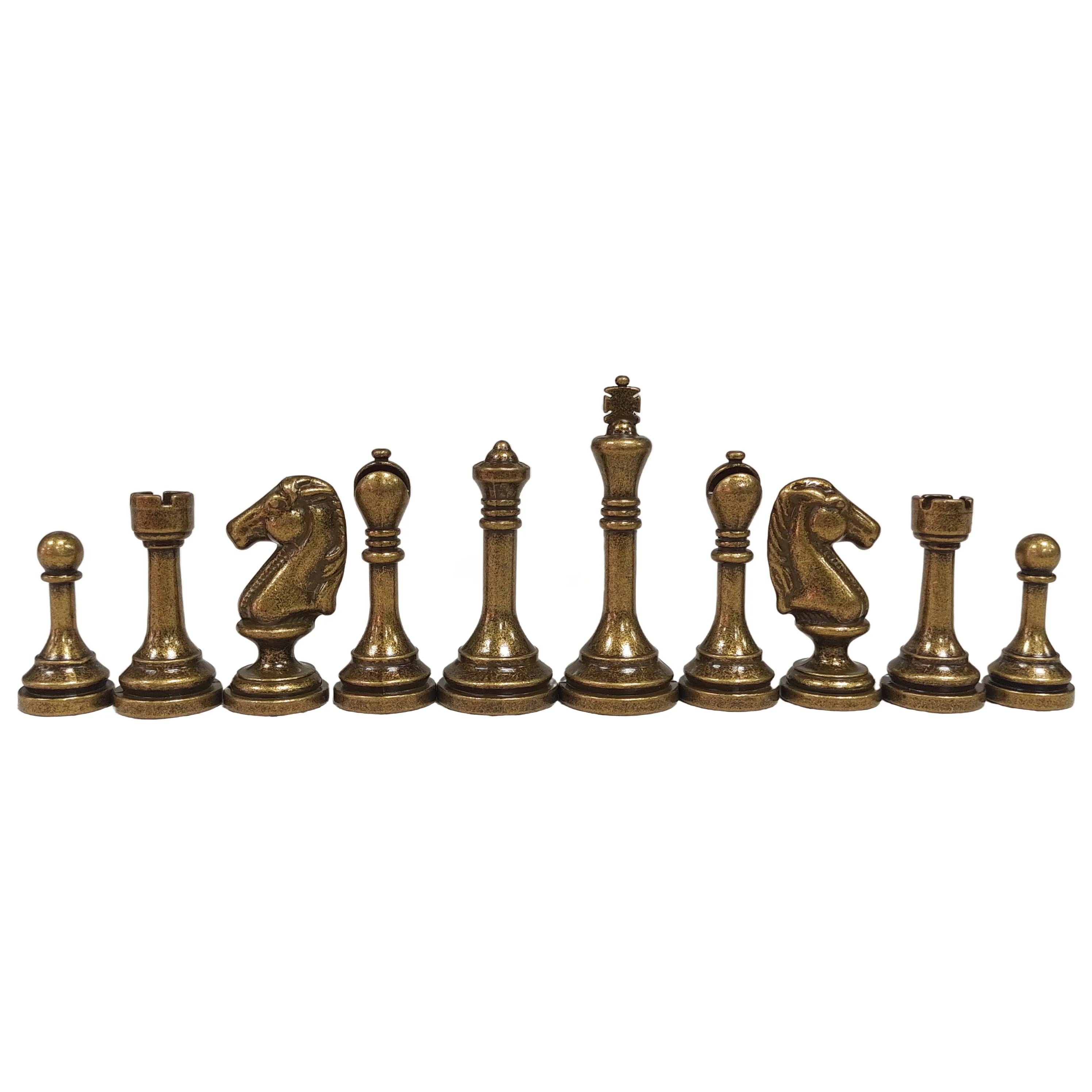 Factory Production Children's Metal Chess Pieces Accessory Toy for Children's Chess Game
