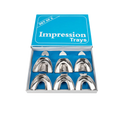 Dental Stainless Steel Impression Tray Set with S/M/L 3 Pairs Full Set  Autoclavable Teeth Tray Dental Dentistry Tools