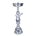 Modern Style Egyptian Shisha Hookah Set New Factory Price Zinc Alloy Stem PVC Hose Frosted Technics Includes Travel Bag Packing