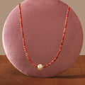 INS Handmade Chokers Necklaces Collection for Women Luxury Natural Stone Lapis Amazonite Freshwater Pearl Beads Stainless Steel