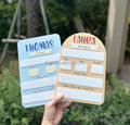 Personalized Acrylic First Day of School Sign Custom Back to School Photo Prop First & Last Day School Board