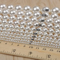 Size 3-20mm Loose Shell Pearls White Color Prefect Round Shell Pearl Beads for Earring Half Hole