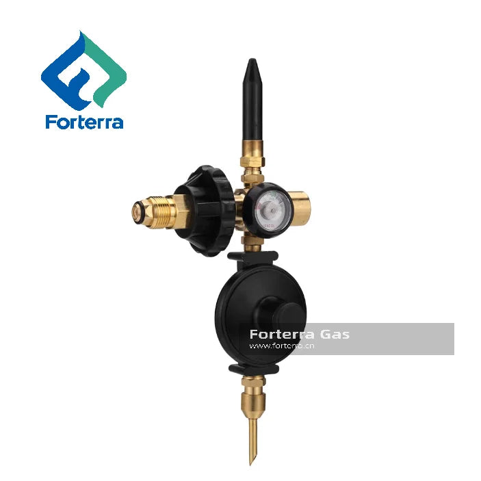 Premium Quality Mylar Helium Balloon Filler Regulator Helium Gas Balloon Inflator Regulator with Gauge